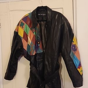 Vintage mid 90s marc buchanan Pelle' Pelle'  Butter Soft Leather Jacket